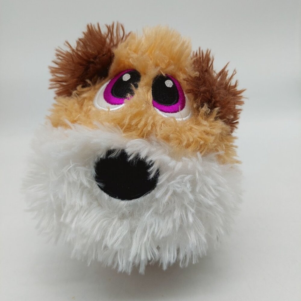 Stuffies Puppy Dog Plush Stuffed Animal Pockets Zipper Mouth 2014